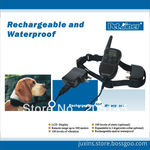 Rechargeable 300M Remote Dog Shock Anti Bark Stop Collar
